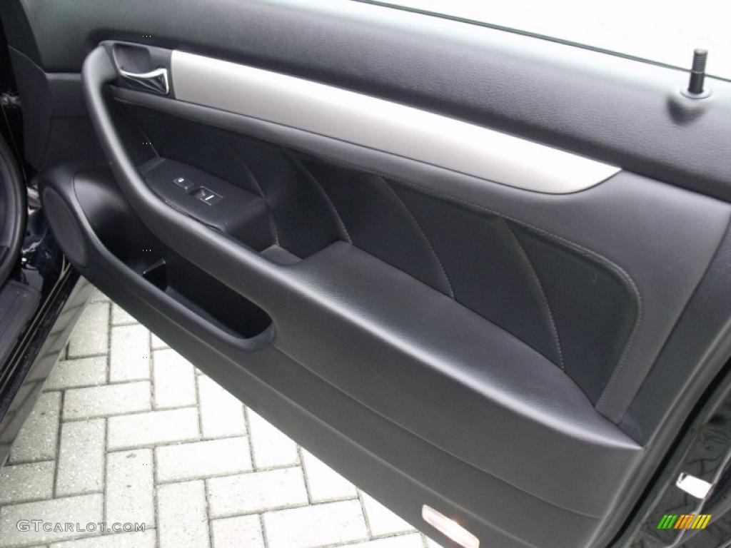 2006 Accord EX-L Coupe - Nighthawk Black Pearl / Black photo #14
