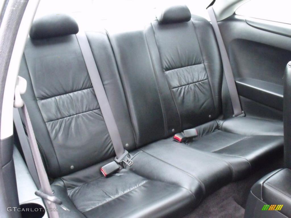 2006 Accord EX-L Coupe - Nighthawk Black Pearl / Black photo #15