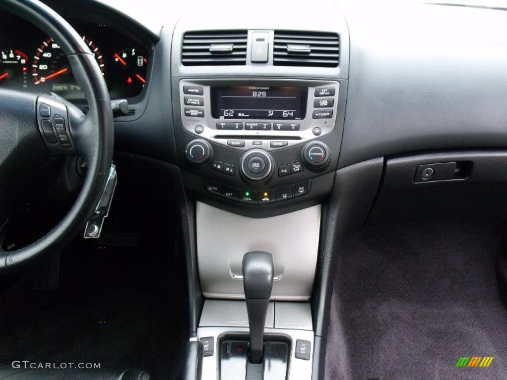 2006 Accord EX-L Coupe - Nighthawk Black Pearl / Black photo #17