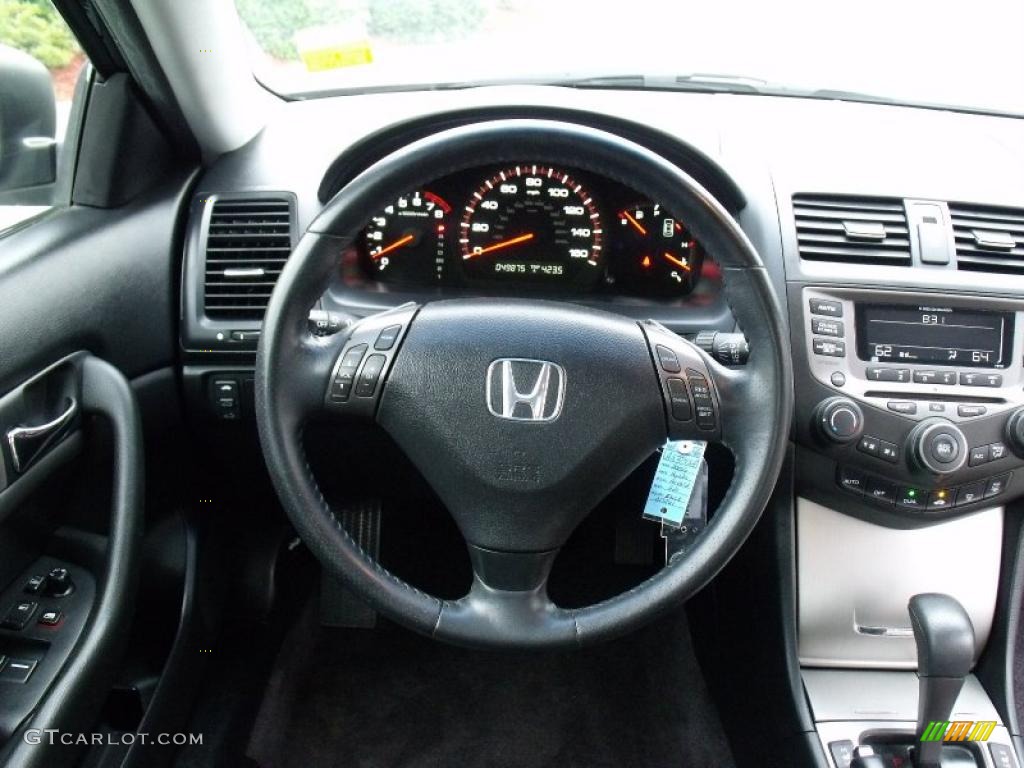 2006 Accord EX-L Coupe - Nighthawk Black Pearl / Black photo #19