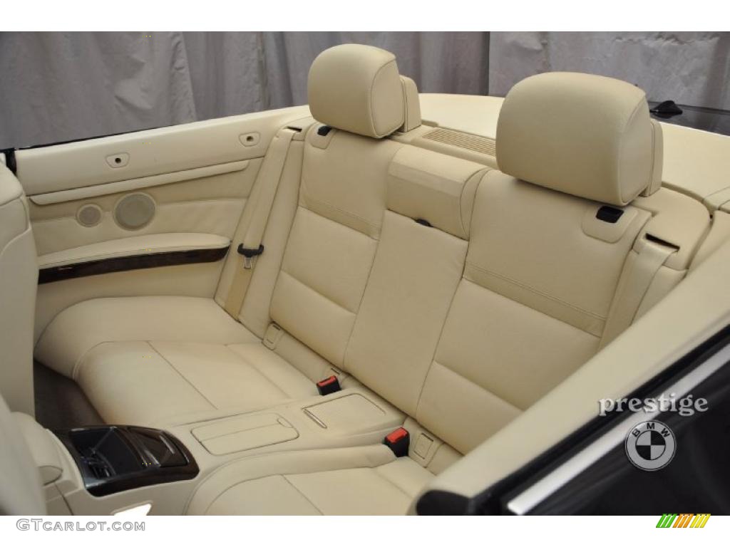 2007 3 Series 328i Convertible - Jet Black / Cream Beige photo #10