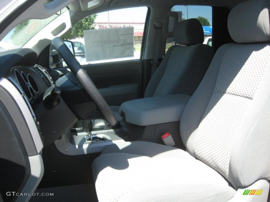 2010 Tundra SR5 Double Cab 4x4 - Silver Sky Metallic / Graphite Gray photo #13