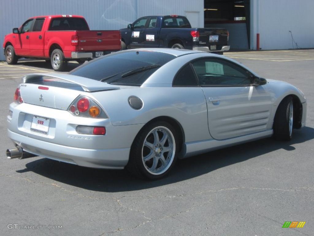 2003 Eclipse GTS Coupe - Sterling Silver Metallic / Midnight photo #7