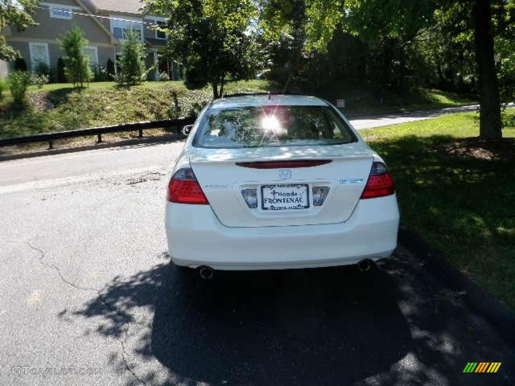 2007 Accord Hybrid Sedan - Premium White Pearl / Ivory photo #3