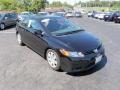 2007 Nighthawk Black Pearl Honda Civic LX Coupe  photo #6
