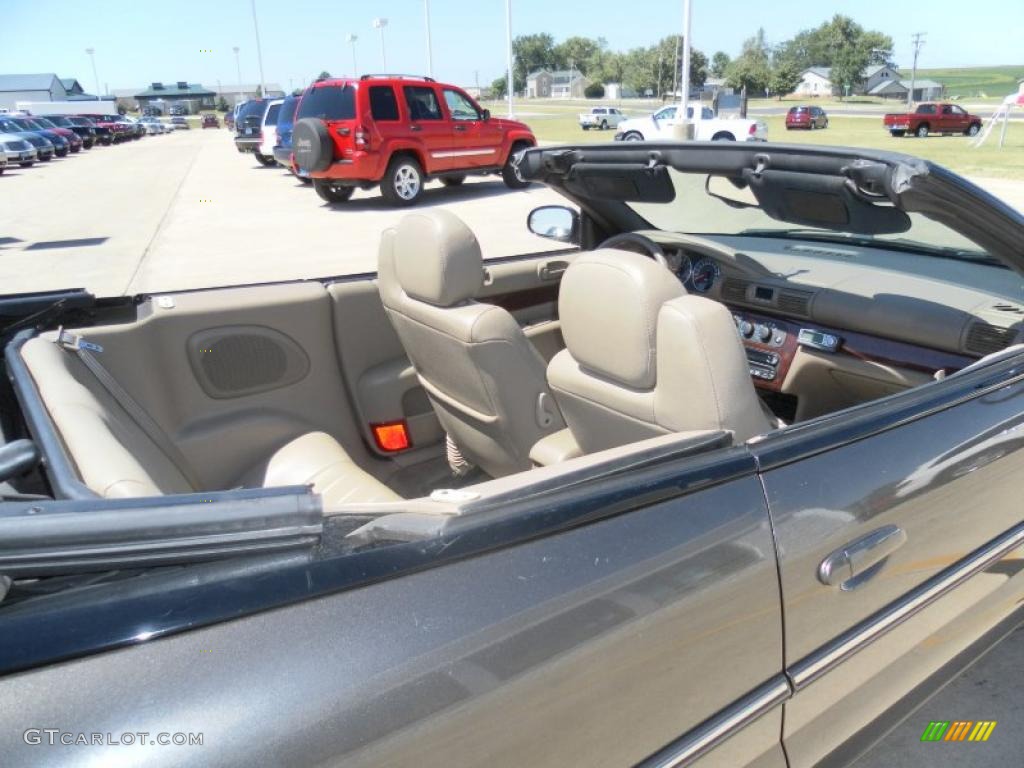 2001 Sebring LXi Convertible - Taupe Frost Metallic / Sandstone photo #23