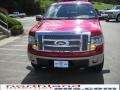 2010 Red Candy Metallic Ford F150 Lariat SuperCrew 4x4  photo #3