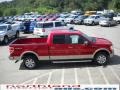 2010 Red Candy Metallic Ford F150 Lariat SuperCrew 4x4  photo #5