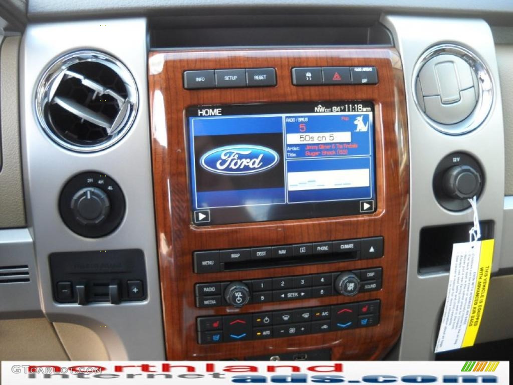 2010 F150 Lariat SuperCrew 4x4 - Red Candy Metallic / Tan photo #16