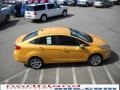 2011 Yellow Blaze Metallic Tri-Coat Ford Fiesta SEL Sedan  photo #5