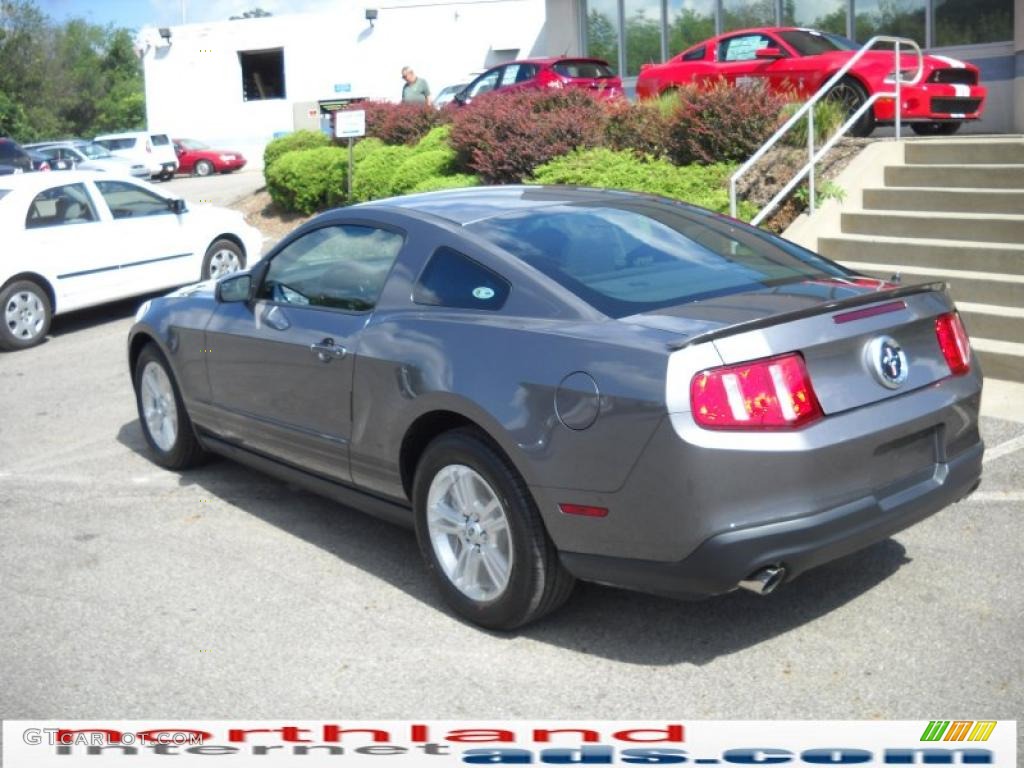 2011 Mustang V6 Coupe - Sterling Gray Metallic / Charcoal Black photo #8
