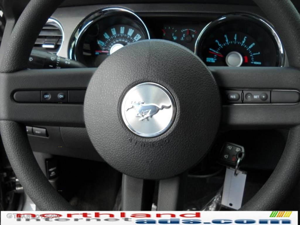 2011 Mustang V6 Coupe - Sterling Gray Metallic / Charcoal Black photo #19