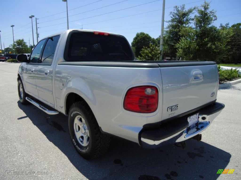 2002 F150 XLT SuperCrew - Silver Metallic / Medium Graphite photo #3