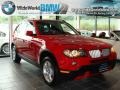 2008 Crimson Red BMW X3 3.0si  photo #3