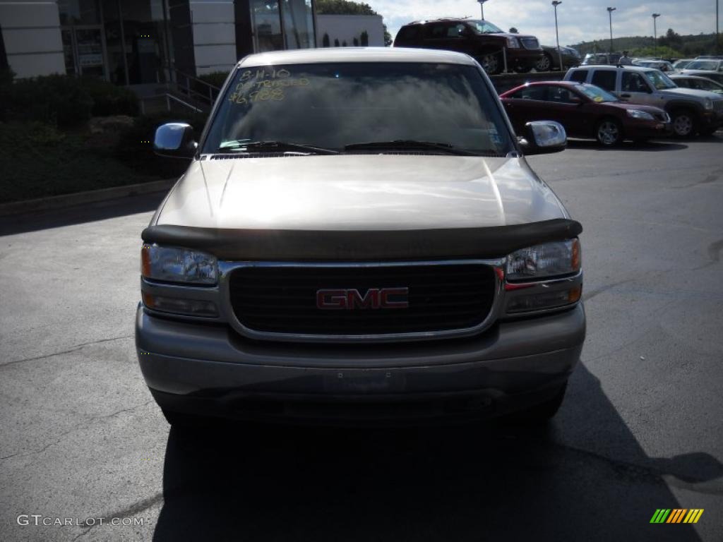 2001 Sierra 1500 SLE Extended Cab 4x4 - Pewter Metallic / Graphite photo #2