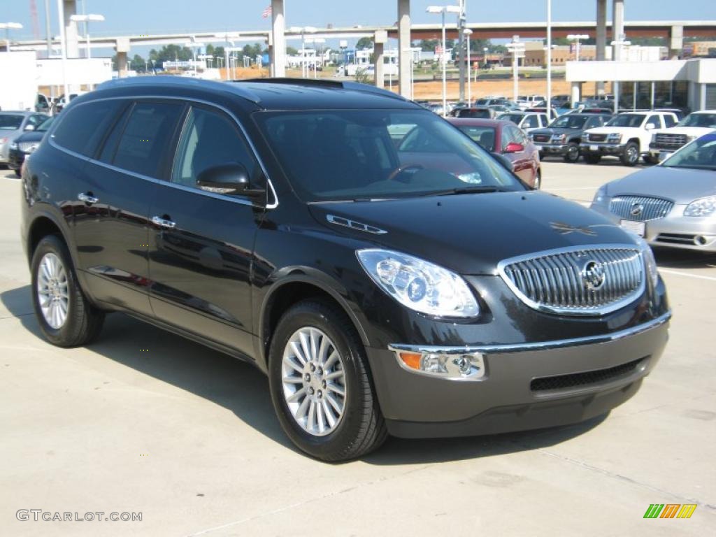 2011 Enclave CX - Carbon Black Metallic / Ebony/Ebony photo #7