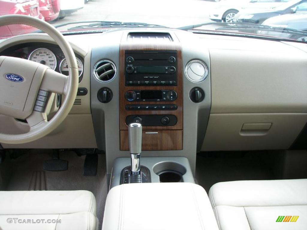 2004 F150 Lariat SuperCrew 4x4 - Bright Red / Tan photo #19