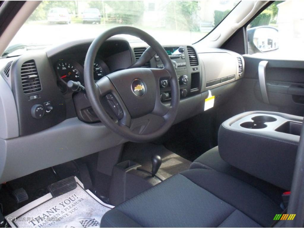 2010 Silverado 1500 LS Extended Cab 4x4 - Black / Dark Titanium photo #22