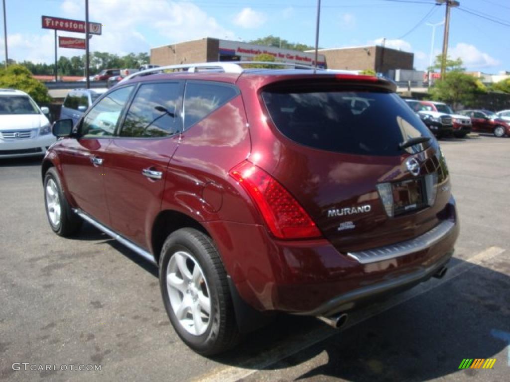 2006 Murano SE AWD - Merlot Pearl / Cafe Latte photo #2