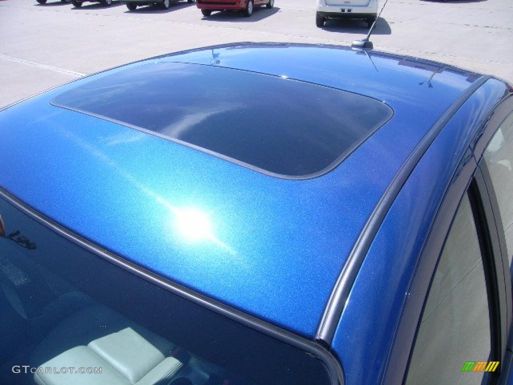 2009 Focus SEL Sedan - Vista Blue Metallic / Medium Stone photo #13