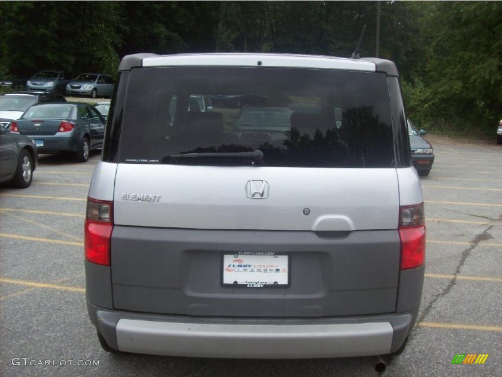 2005 Element LX AWD - Satin Silver Metallic / Gray/Blue photo #24