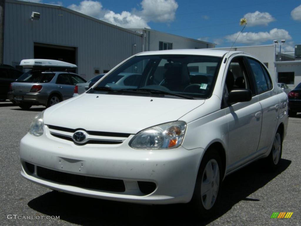 2003 ECHO Sedan - Polar White / Shadow Gray photo #1