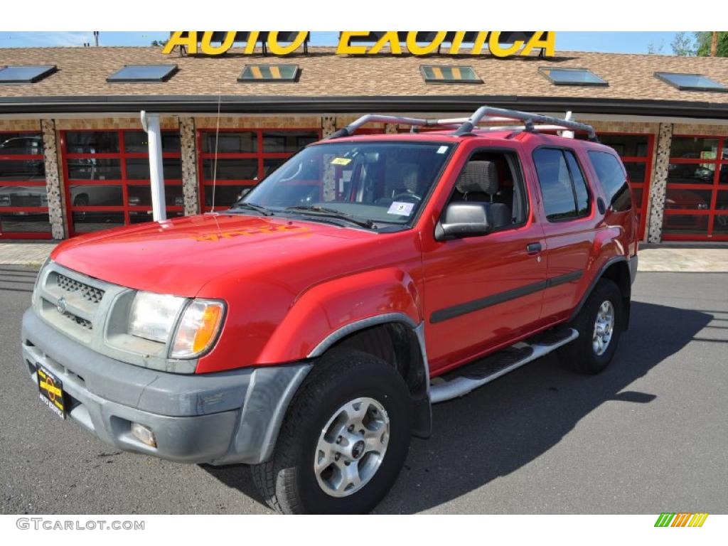 2000 Xterra SE V6 4x4 - Aztec Red / Dusk photo #1