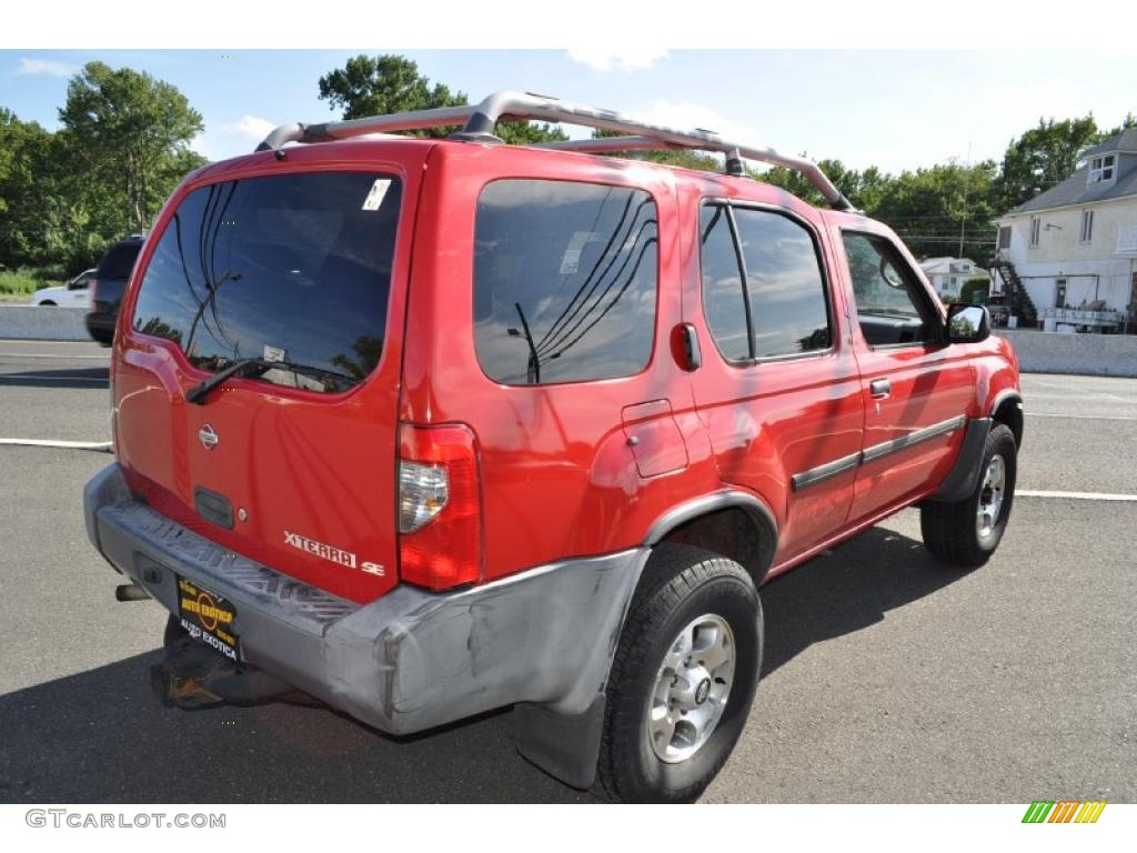 2000 Xterra SE V6 4x4 - Aztec Red / Dusk photo #3