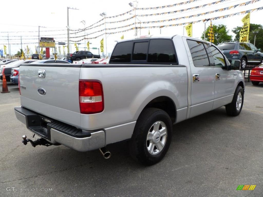 2004 F150 XLT SuperCrew - Silver Metallic / Dark Flint photo #6