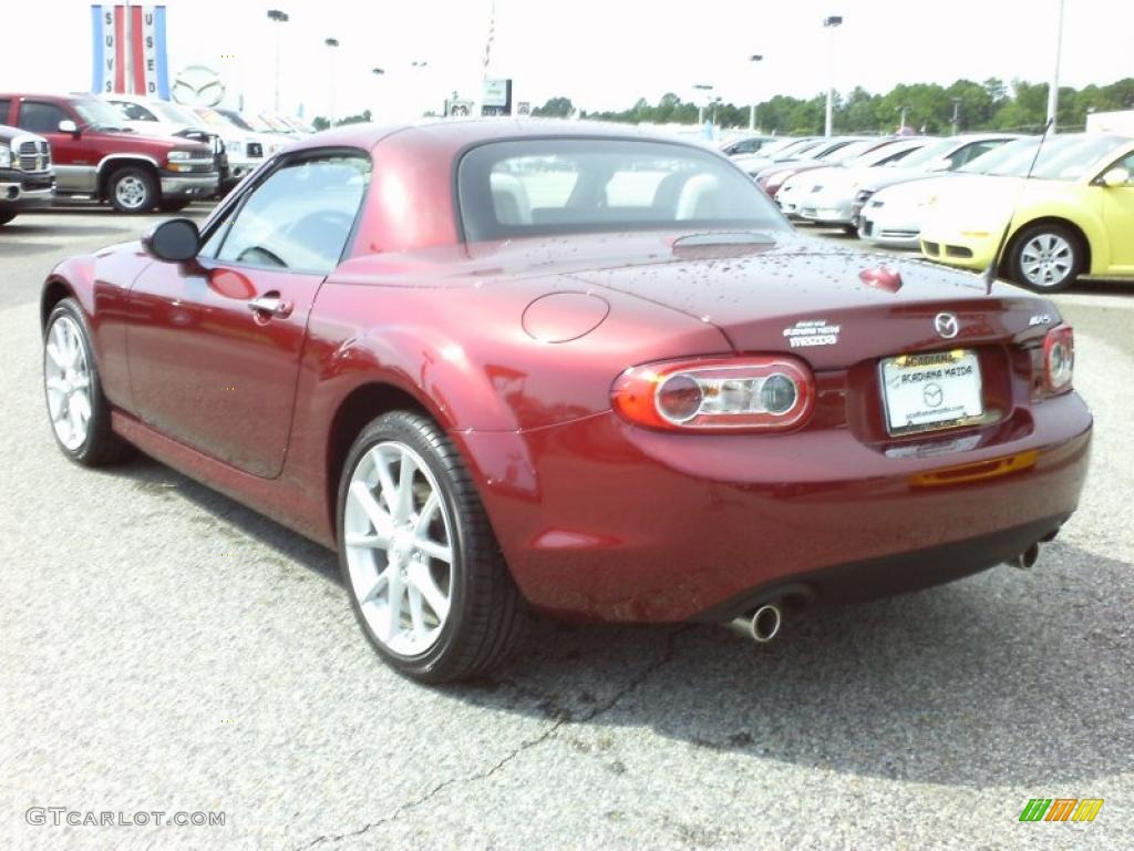 2009 MX-5 Miata Hardtop Grand Touring Roadster - Copper Red Mica / Dune Beige photo #3