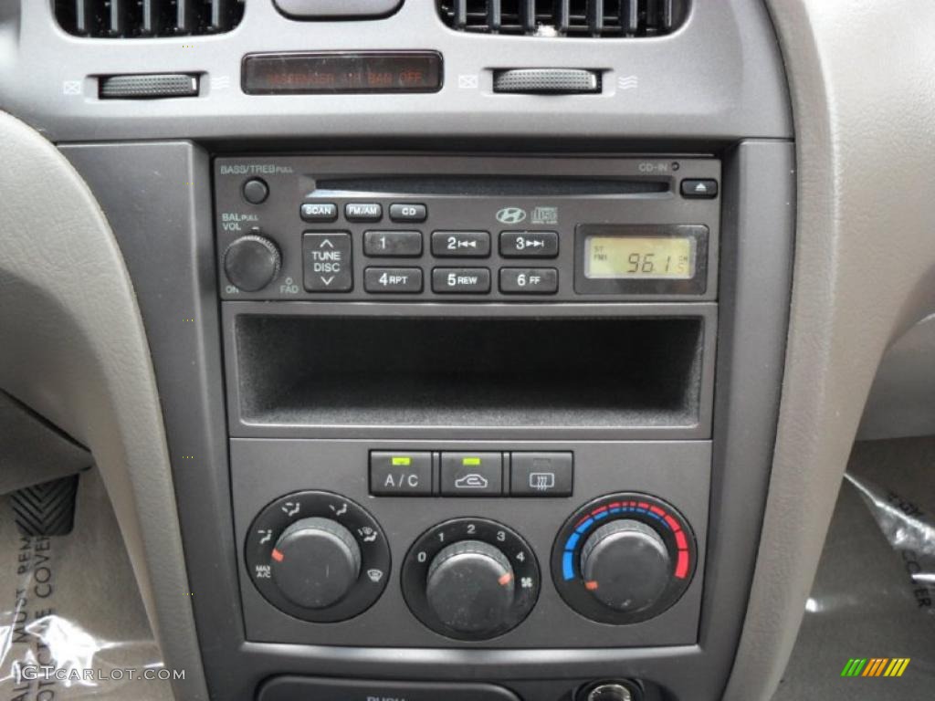 2006 Elantra GLS Sedan - Moonlit Dark Blue / Gray photo #10