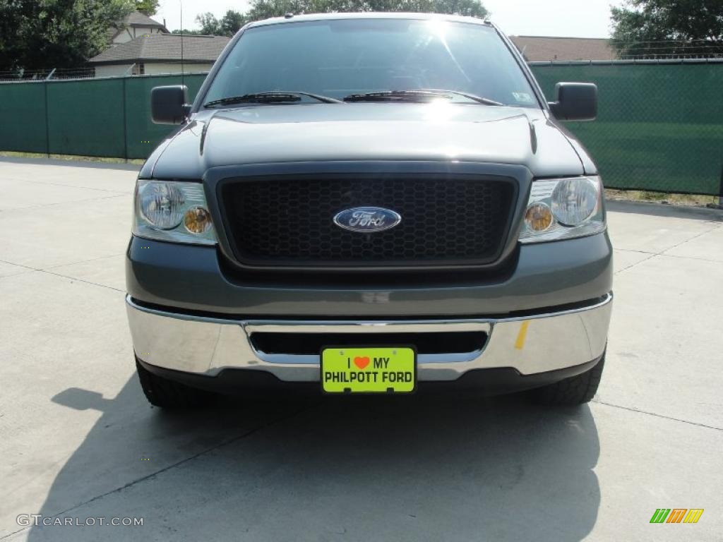 2006 F150 XLT SuperCrew - Dark Shadow Grey Metallic / Medium/Dark Flint photo #7