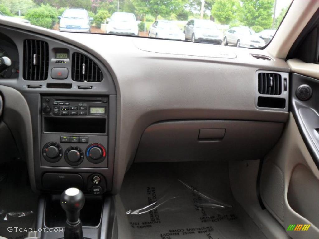 2006 Elantra GLS Sedan - Moonlit Dark Blue / Gray photo #16