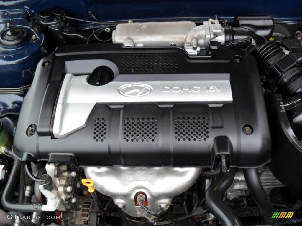 2006 Elantra GLS Sedan - Moonlit Dark Blue / Gray photo #24