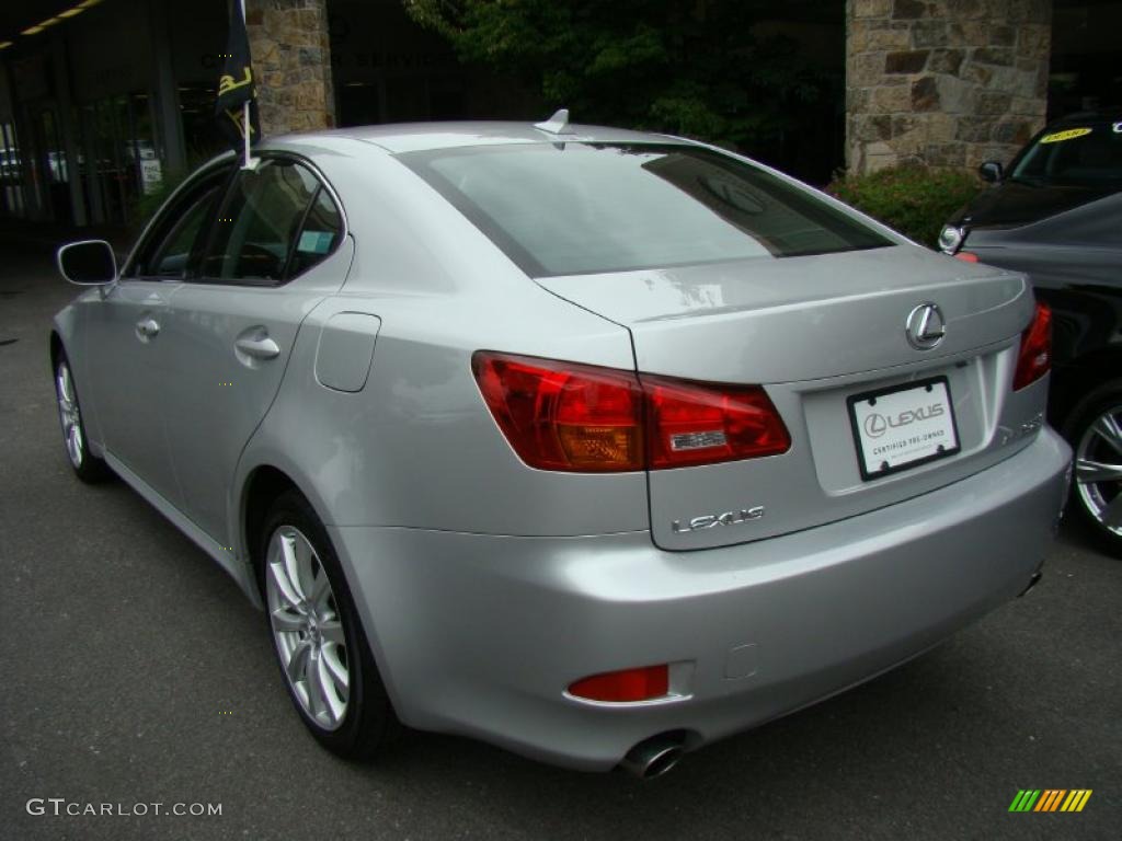 2008 IS 250 AWD - Tungsten Silver Pearl / Black photo #4