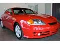 2003 Rally Red Hyundai Tiburon GT V6  photo #2