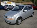 Cosmic Silver - Aveo LS Hatchback Photo No. 10