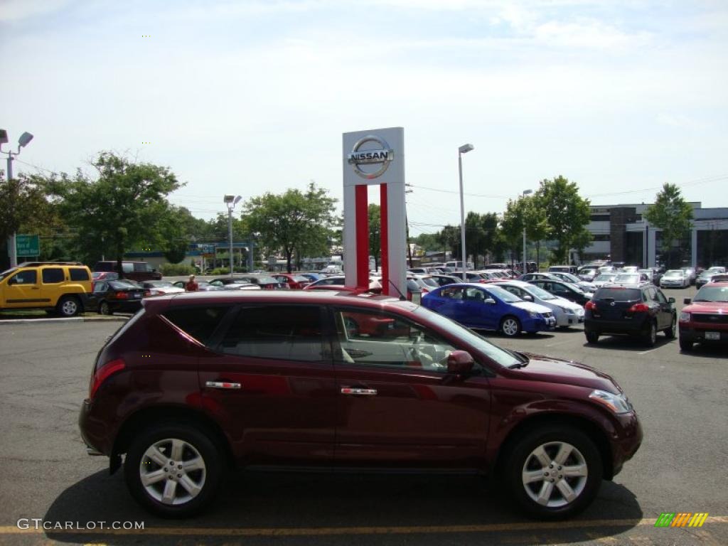 2007 Murano S AWD - Merlot Pearl / Cafe Latte photo #7
