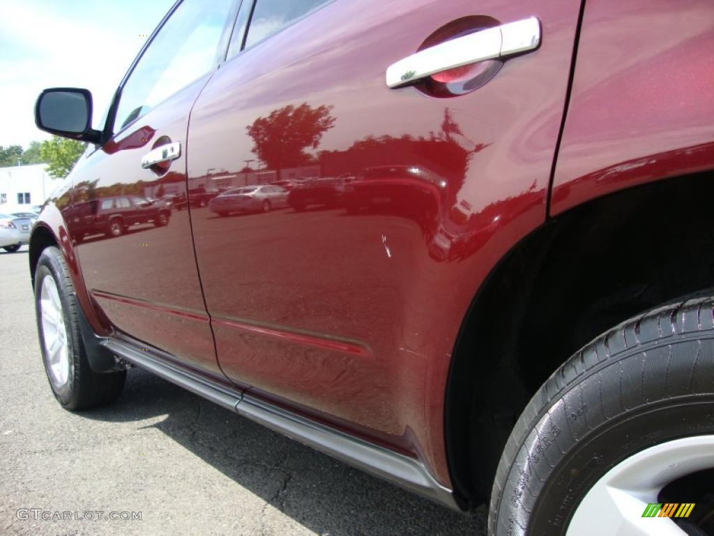 2007 Murano S AWD - Merlot Pearl / Cafe Latte photo #12