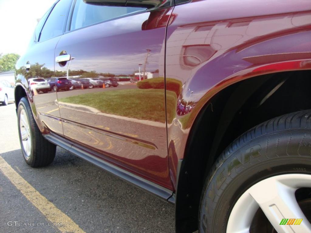 2007 Murano S AWD - Merlot Pearl / Cafe Latte photo #17