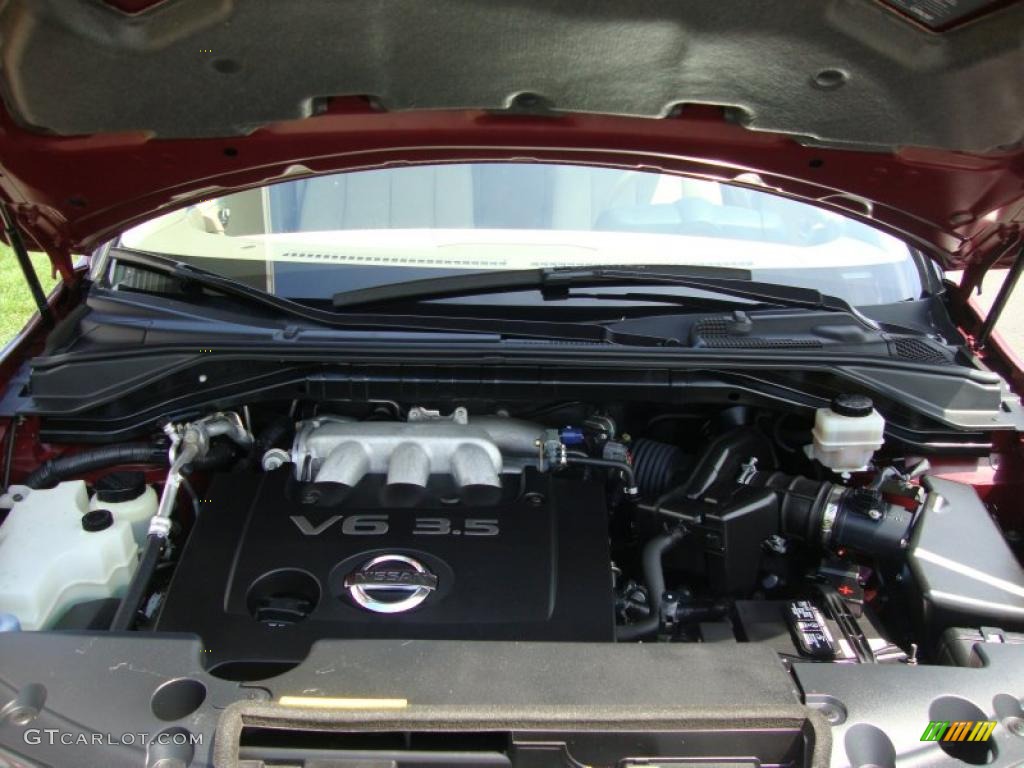 2007 Murano S AWD - Merlot Pearl / Cafe Latte photo #20