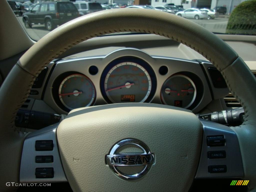 2007 Murano S AWD - Merlot Pearl / Cafe Latte photo #33