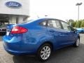 2011 Blue Flame Metallic Ford Fiesta SE Sedan  photo #3