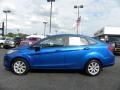 2011 Blue Flame Metallic Ford Fiesta SE Sedan  photo #5