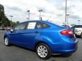 2011 Blue Flame Metallic Ford Fiesta SE Sedan  photo #23