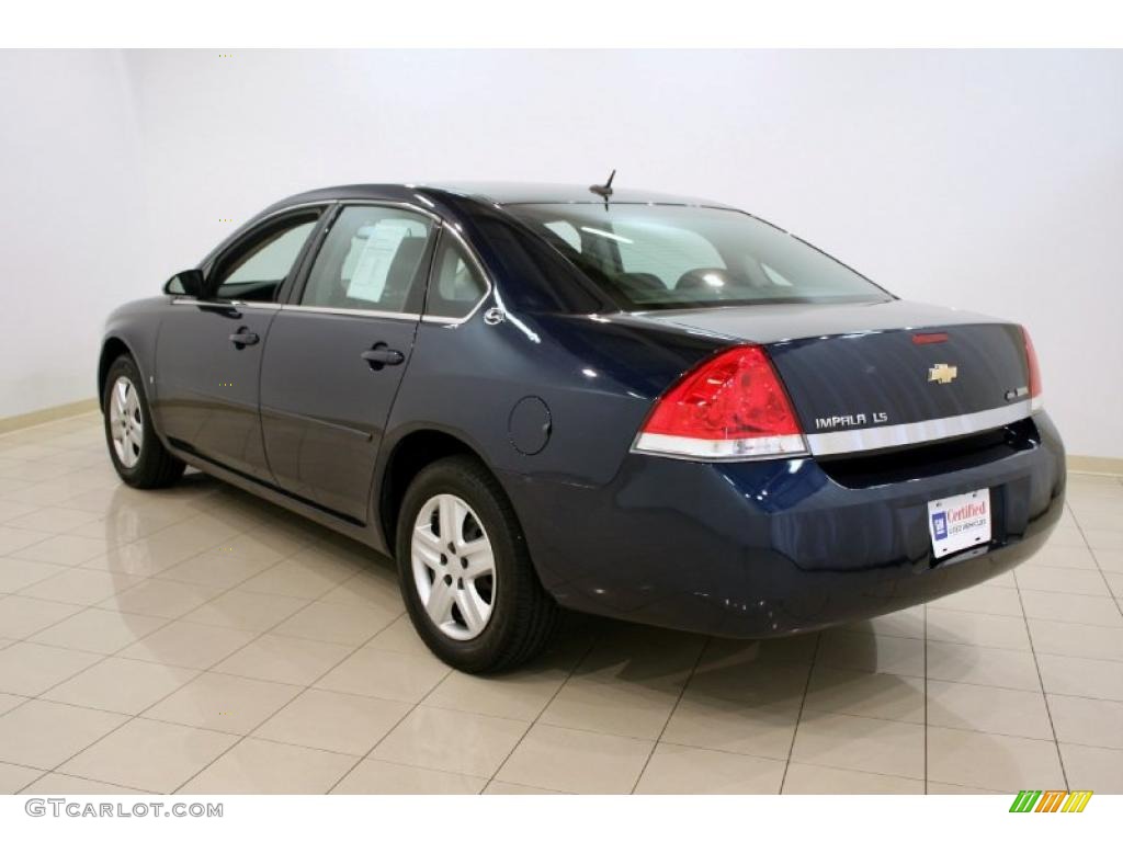 2007 Impala LS - Imperial Blue Metallic / Ebony Black photo #5