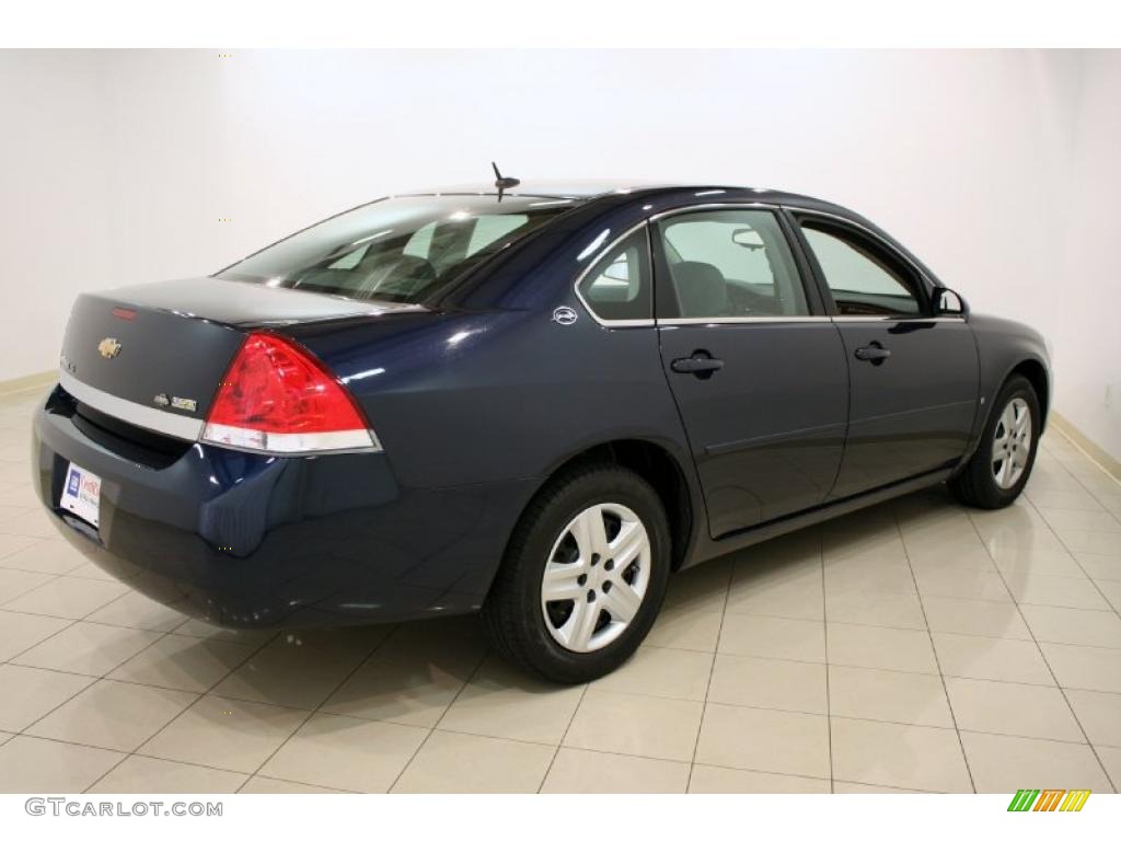 2007 Impala LS - Imperial Blue Metallic / Ebony Black photo #6