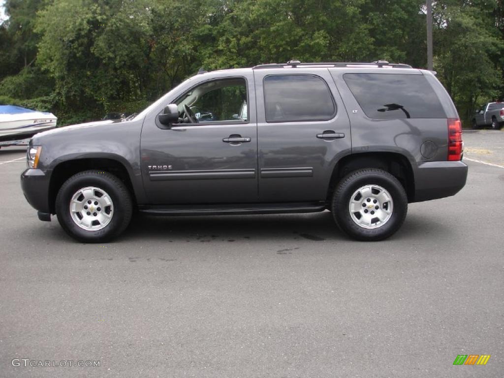 2010 Tahoe LT 4x4 - Taupe Gray Metallic / Light Titanium/Dark Titanium photo #9