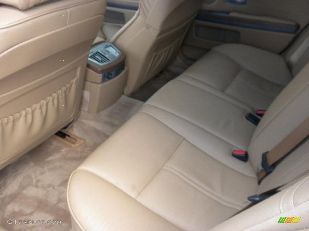 2008 7 Series 750i Sedan - Alpine White / Natural Brown photo #13
