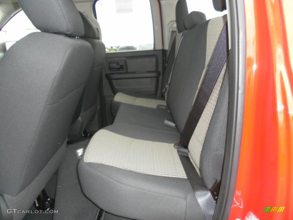 2011 Ram 1500 ST Quad Cab 4x4 - Flame Red / Dark Slate Gray/Medium Graystone photo #5